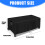Outdoor Fire Pit Cover for Rectangular Pits Waterproofed Tear 2