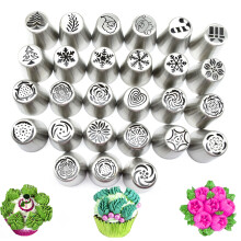 Decorative Icing Nozzle, Easy to Clean Stainless Steel Rose Floral Piping Nozzles for Cake Decorating, Food Grade 304 Stainless Steel Creative Frostin