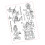 Scrapbooking Decorative Stamper Clear Silicone Stamper for 1