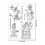 Scrapbooking Decorative Stamper Clear Silicone Stamper for 3