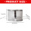 Heavy Duty Honeys Filter Double Layer Stainless Steel Strainer 6