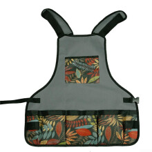 Waterproof Gardening Apron with Adjustable Straps and Multiple Pockets for Men and Women