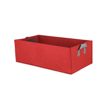 Rectangle Felt Grow Bag Planting Nursery Pot Garden Vegetable Plant Bag With Handle Tomato Potato Plant Pot Garden Accessories Red Xl XL