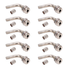 Adaptador de vástago de válvula de neumático con abrazadera TR543E4 para camiones y autobuses. Alta resistencia, larga vida útil, no se deforma