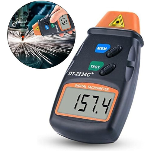 Digital Tachometer DT2234 Cmini Tachometer Noncontact Speedometer 1