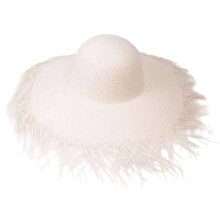 Chapeau de paille à la mode, chapeau littéraire pliable à-Beige