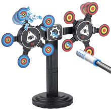 Electronic Scoring Target Movable Rotating Target Practice Toy for Kids Teens Boys Girls with Dynamic Sound Effects