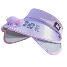 Chapeau de ventilateur rechargeable USB pour enfants,-Violet