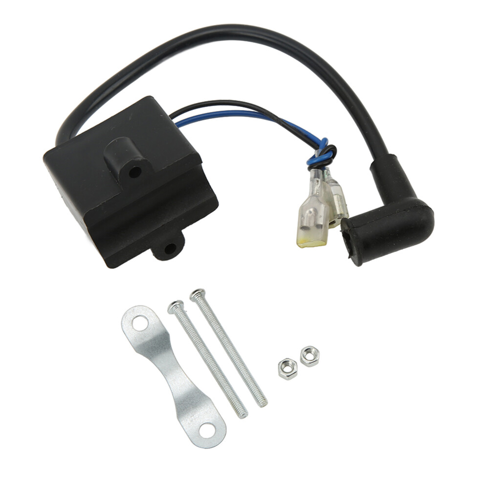 Ignition Upgrade Kit 4 Motorized Bicycle 2-Stroke Engine, Cdi Magneto Coil Spark Plug Set W/ Aluminum Exterior Enhanced Ignition Compatible W/ Mopeds 9139052784239