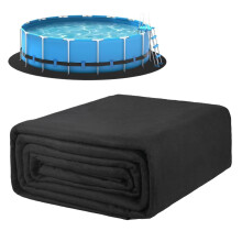 Swimming Pool Ground Mat 3.66m Round Pool Liner, Puncture Resistant Outdoor Above Ground Protector