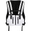 Microfiber Chest Pack Vest For Active Men, Reflective Design, Adjustable Weight, White 3