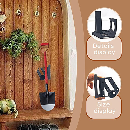Tool Holder Garage Tool Organizer Wall Mount Compact Broom Holder Space Saving Storage Rack Easy Installation 1