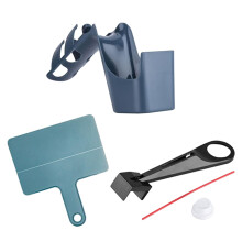 Motorcycle Chain Cleaner 4Piece Tool Set Oiler Brush, Oil Sprayer, Portable Lube Applicator for Workshop Outdoor Riding