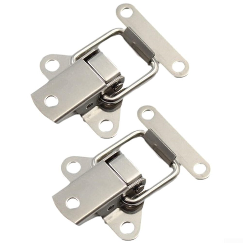 Stainless Steel Toggle Latch Clip With Secure Spring For Cabinets And Heavy Duty Cases (1Pc) 9365049486484