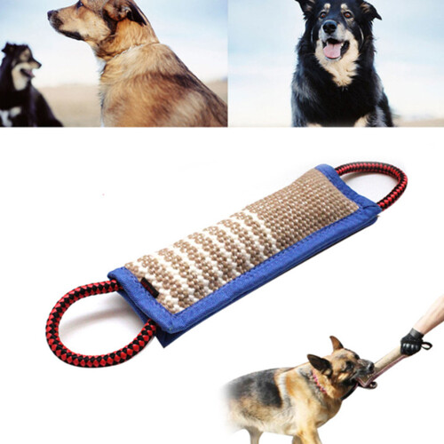 Natural Jutes Dog Training Chew Toy Interactively Play Teeth 1