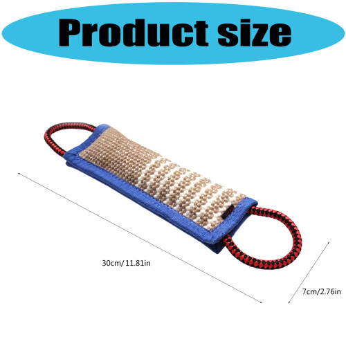 Natural Jutes Dog Training Chew Toy Interactively Play Teeth 2