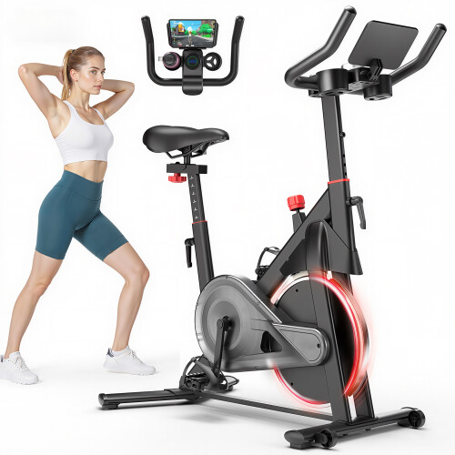 Exercise Bike for Home with Adjustable Magnetic Resistance