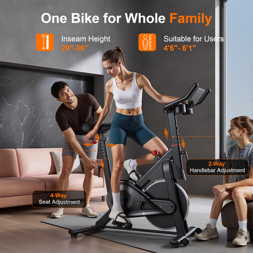 Exercise Bike for Home with Adjustable Magnetic Resistance 1
