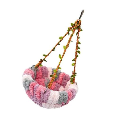 Hanging Bird Bed Hammock with Soft Plush Design-C