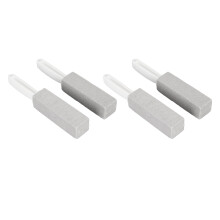 Limpador de vaso sanitário de pedra-pomes com cabo extralongo, ferramenta de limpeza de pedra-pomes natural para remover manchas de água dura e