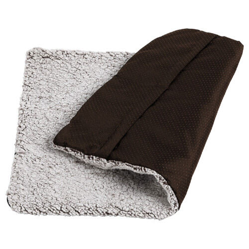 Heated Pet Bed Removable Layer NonSlip Bottom Soft-50X70 brown