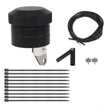 Motorcycle Chain Lubricator Lubrication System Oiler Kit For Chain Drive Bikes Aluminum Alloy Black Ref: 2234