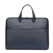 Briefcase Leather Men Handbag Laptop Office Bag Black Documents Portfolio Bag 38x29x5cm Designer Leather Briefcase