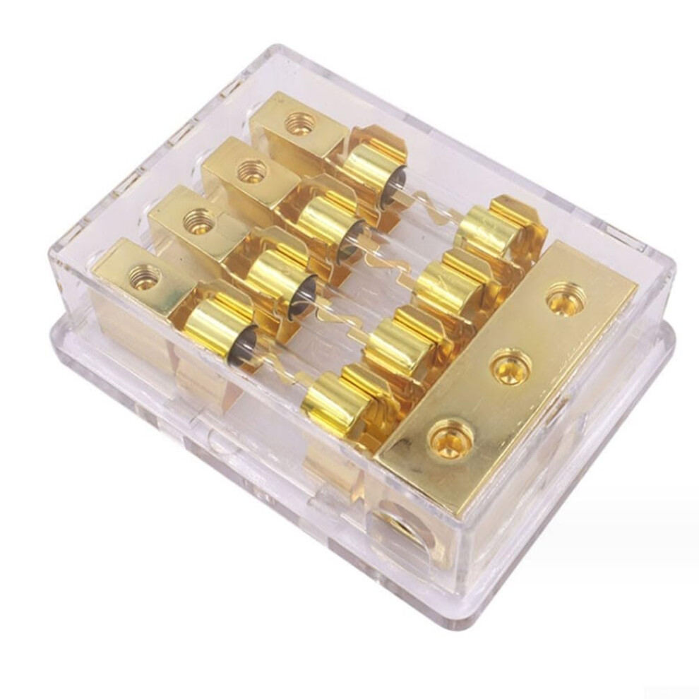Agu Fuse Holder Instrument Bracket With 60A Fuse For Vehicle Electrical Connections 1 To 4 Units 9412369508928