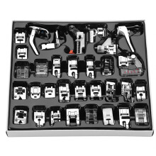 Ensemble de 32 pieds-de-biche pour machine à coudre, accessoires multifonctionnels pour machines à coudre électriques, compatible avec les