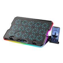 Laptop Cooling Pad RGB Laptop Cooler with 15 Quiet Fans, USB TypeC, Fits 1217.3 Inch