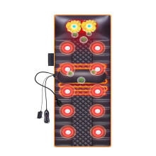 Massage Mat with Heat, Full Body Shiatsu Neck and Back Massager, 20 Heads and Custom Zones