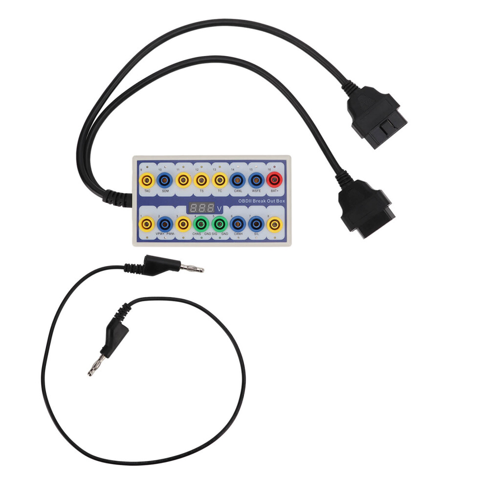 Ecu Bench Tool Obd2 Breakout Box With Ground Detection And Can Bus Protocol Analysis For Vehicle Diagnostic Systems | High Performance | Reliable 9139052770720