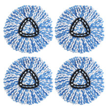 Cabeça de limpeza fácil para pisos, encaixe perfeito para esfregão giratório triangular, incorpora armazenamento compacto e mecanismo de fácil