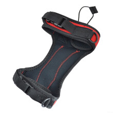 Neoprene Diving Blade Holder With Adjustable Leg Straps Double Front Pockets D Ring Attachment Red For Scuba Gear