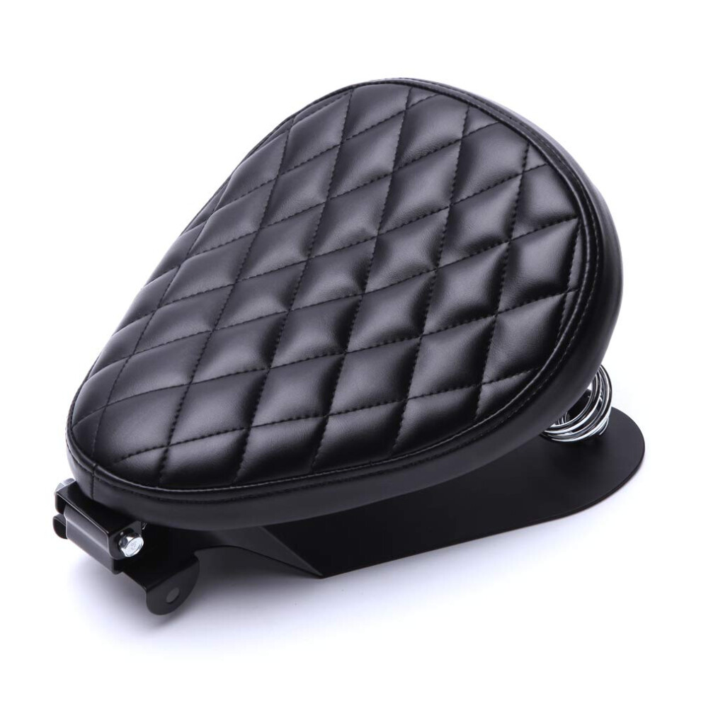 Seat Cushion Cover Universal Motorcycle Solo Seat Chopper Saddle For Harley Davidson Iron 883 Sportster Softail No8 9365049488280