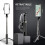 Gimbal Stabilizer Selfie Stick Foldable Wireless Tripod With Bluetooth Shutter Monopod For iOS And Android 5