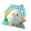 Mini Figurine d'oiseau floqué mignon, décorations-bleu et blanc 1