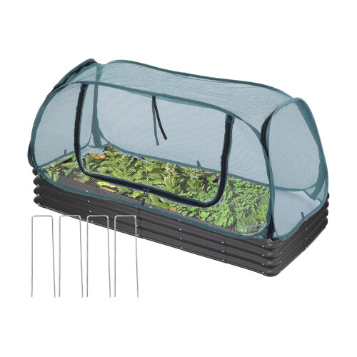 Couverture de jardin constante avec cadre renforcé et-Vert