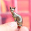 Metallkatzen-Dekorfiguren, Tierstatue, Katzen, dekorative 4
