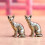 Metallkatzen-Dekorfiguren, Tierstatue, Katzen, dekorative 2