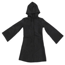 Tajemný a stylový plášť pro dospělé, gotický maškarní kostým s kapucí, luxusní unisex tunika pro hraní rolí, měkký dlouhý plášť
