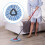 Spin Mop-utbyteshuvud, utbyteshuvud för mikrofibermopp, triangulär rotationsdesign säkerställer sömlös installation och optimal prestanda på 2