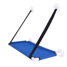 Cat Hammock Window Seat Mesh Sandwich Style With Suction Cups Cute Cat Perch 2 Pcs For Pet Cats