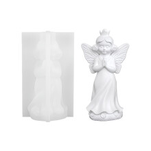 Moules à bougies en Silicone, Statue de fille papillon,-FM1522
