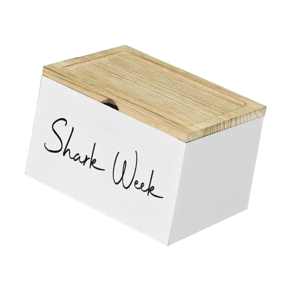 Bathroom Tampon Organizer With Lid And Adjustable Divider White Countertop