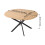 Living And Home 100-140cm Extendable Dining Table | Melamine-Faced MDF Tabletop and Metal Legs 6