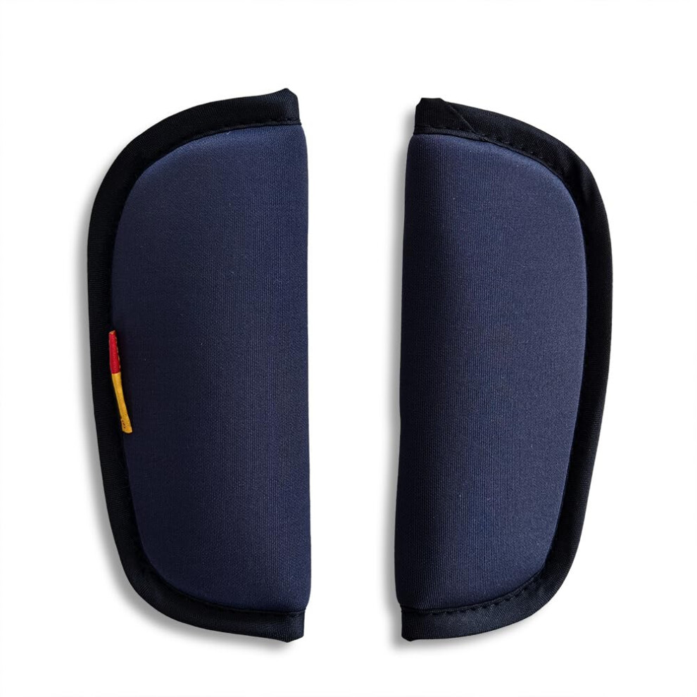 Baby Stroller Seatbelt Covers 2Piece Universal Soft Seat Strap Cushions For Newborns Pram Shoulder Pads Blue