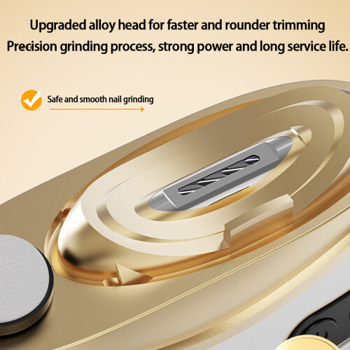 (white) Effective Nail Trimming With Electric Nail Clippers Automatic Nail 1
