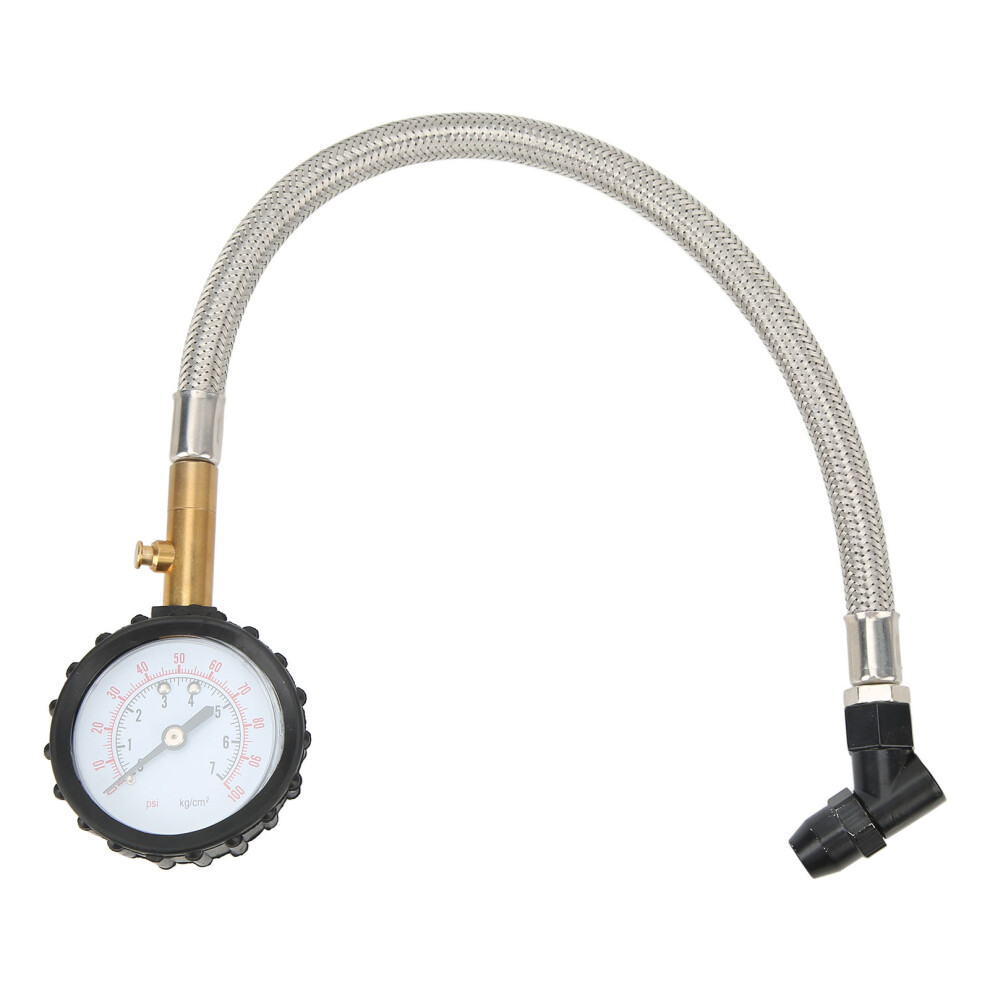 Analog Tire Pressure Gauge Certified Ansi Accurate Heavy Duty W/ Swiveling Valve Connector Easy To Read Dial Durable Construction 4 Car Truck 9139052772687