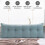 Triangular Reading Pillow with Removable Cover for Bed Headboard Support Cushion 180x50x20cm 2
